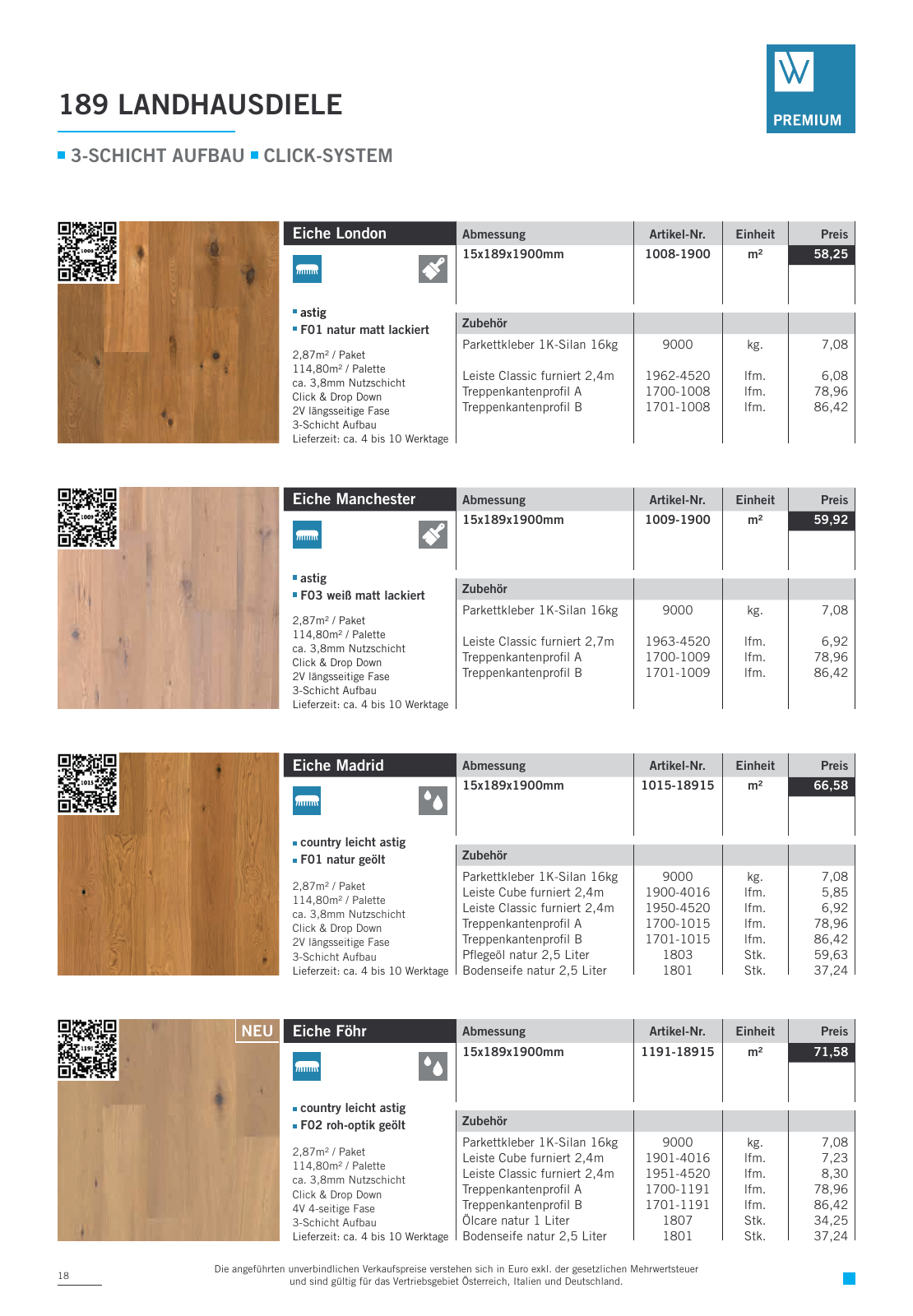 Vorschau Woodbase Preisliste 04/2023 Seite 18