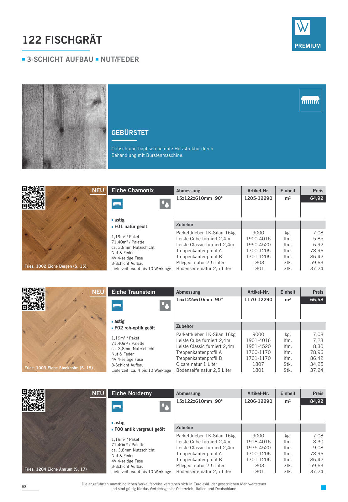 Vorschau Woodbase Preisliste 04/2023 Seite 58