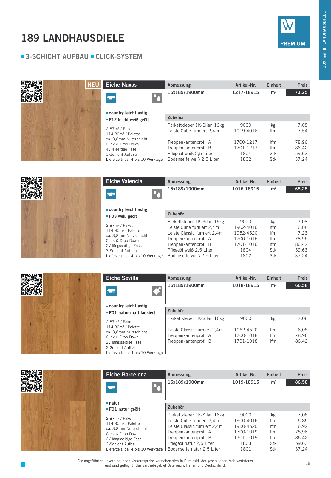 Vorschau Woodbase Preisliste 04/2023 Seite 19