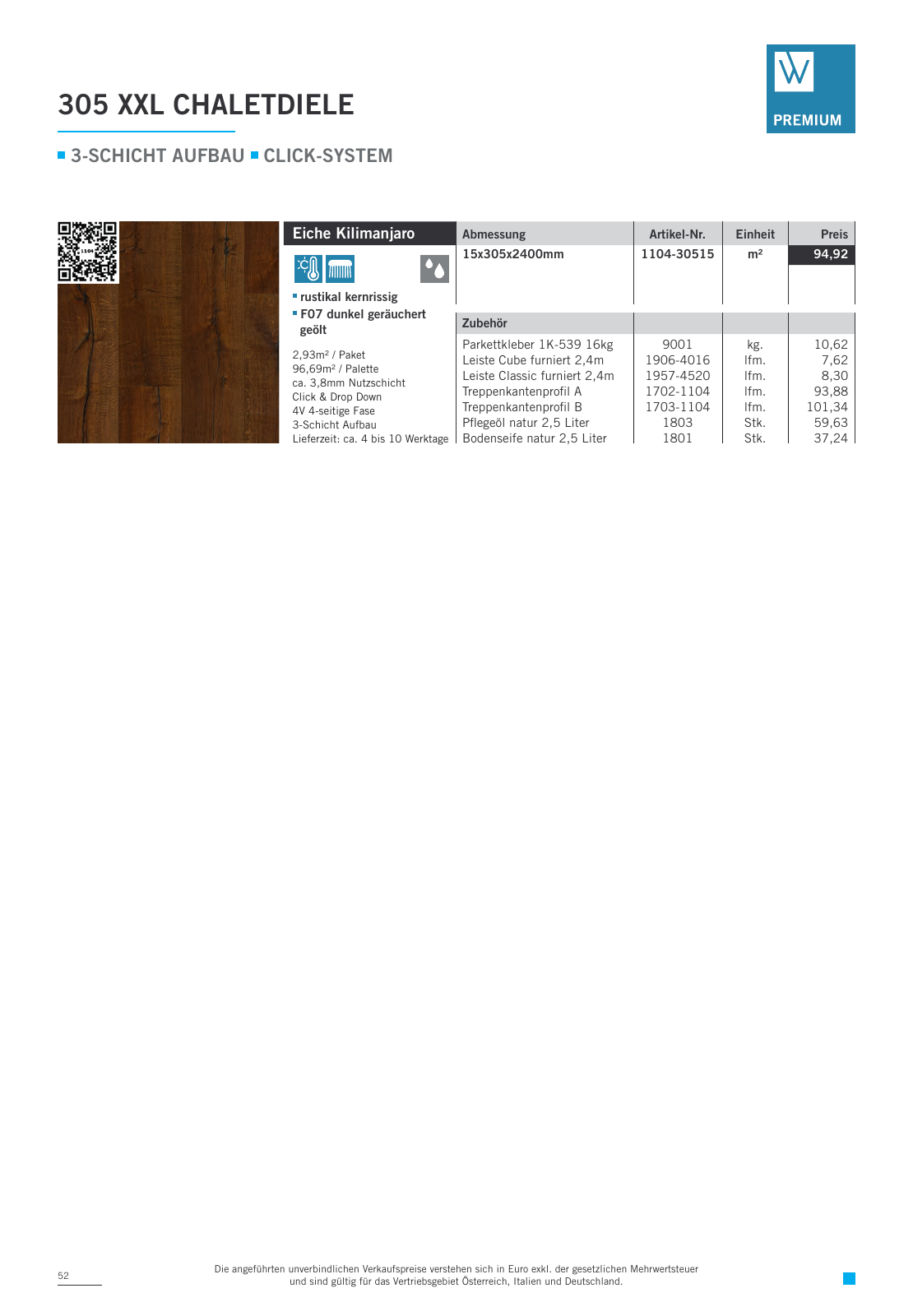 Vorschau Woodbase Preisliste 04/2023 Seite 52