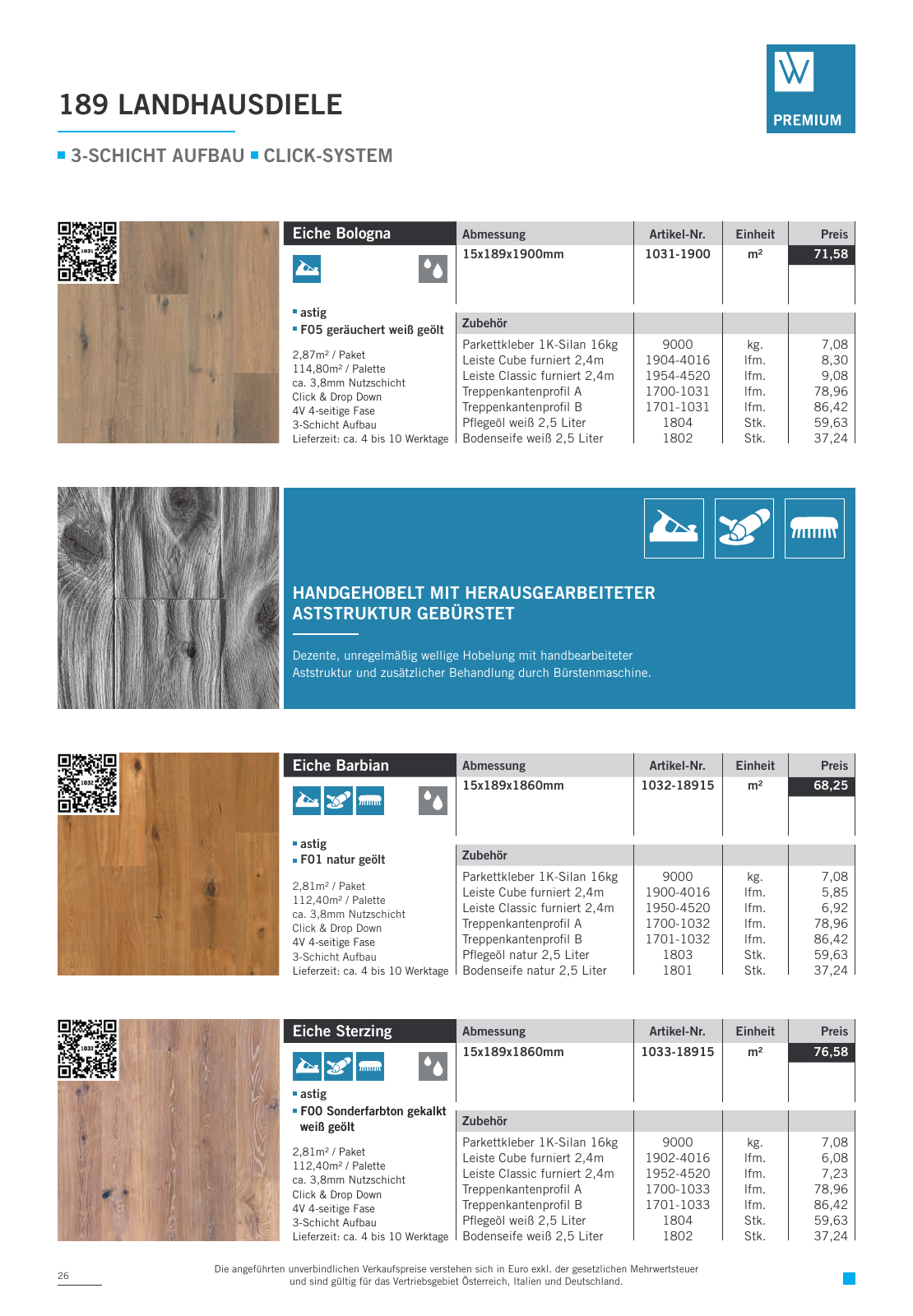 Vorschau Woodbase Preisliste 04/2023 Seite 26