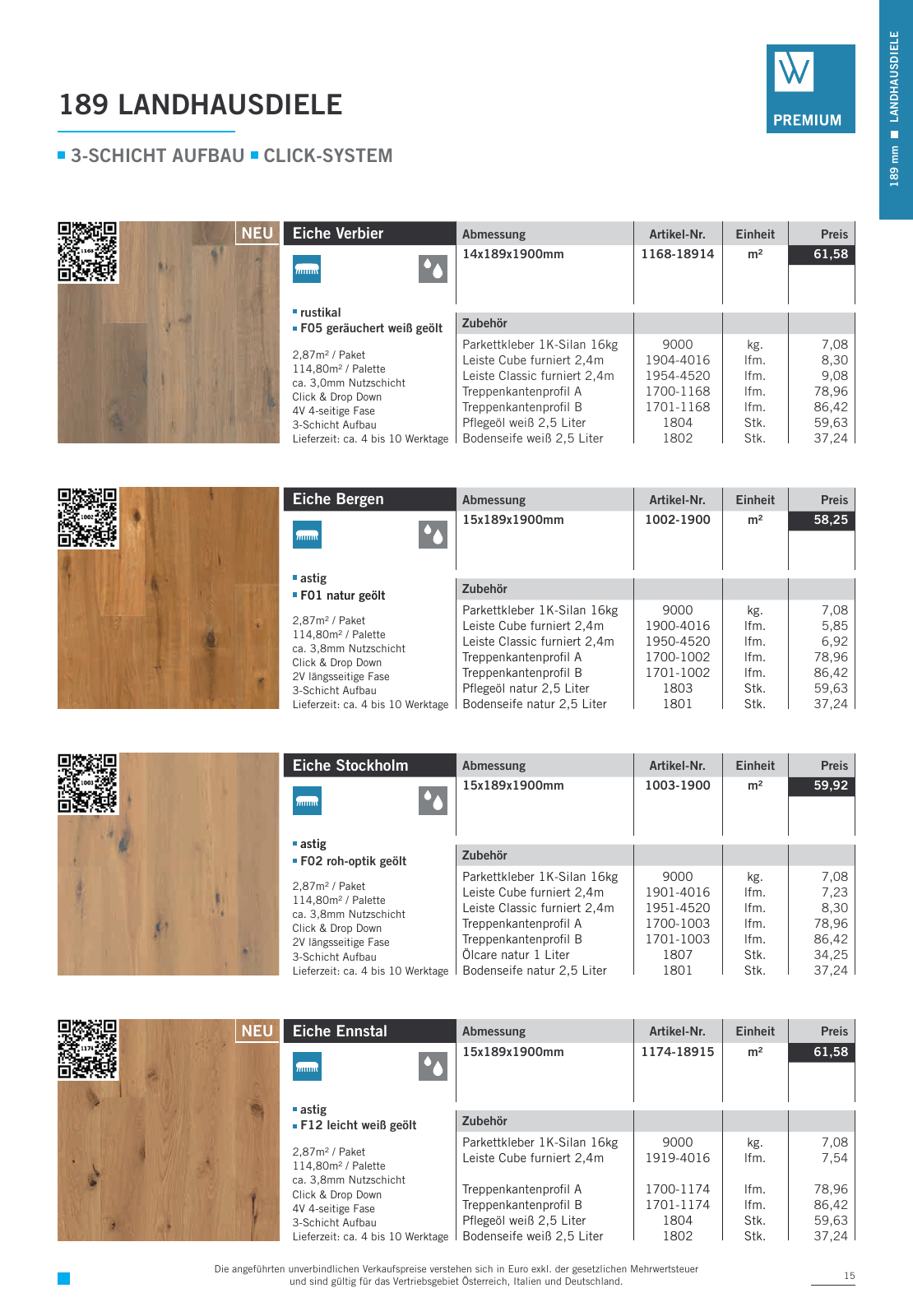 Vorschau Woodbase Preisliste 04/2023 Seite 15