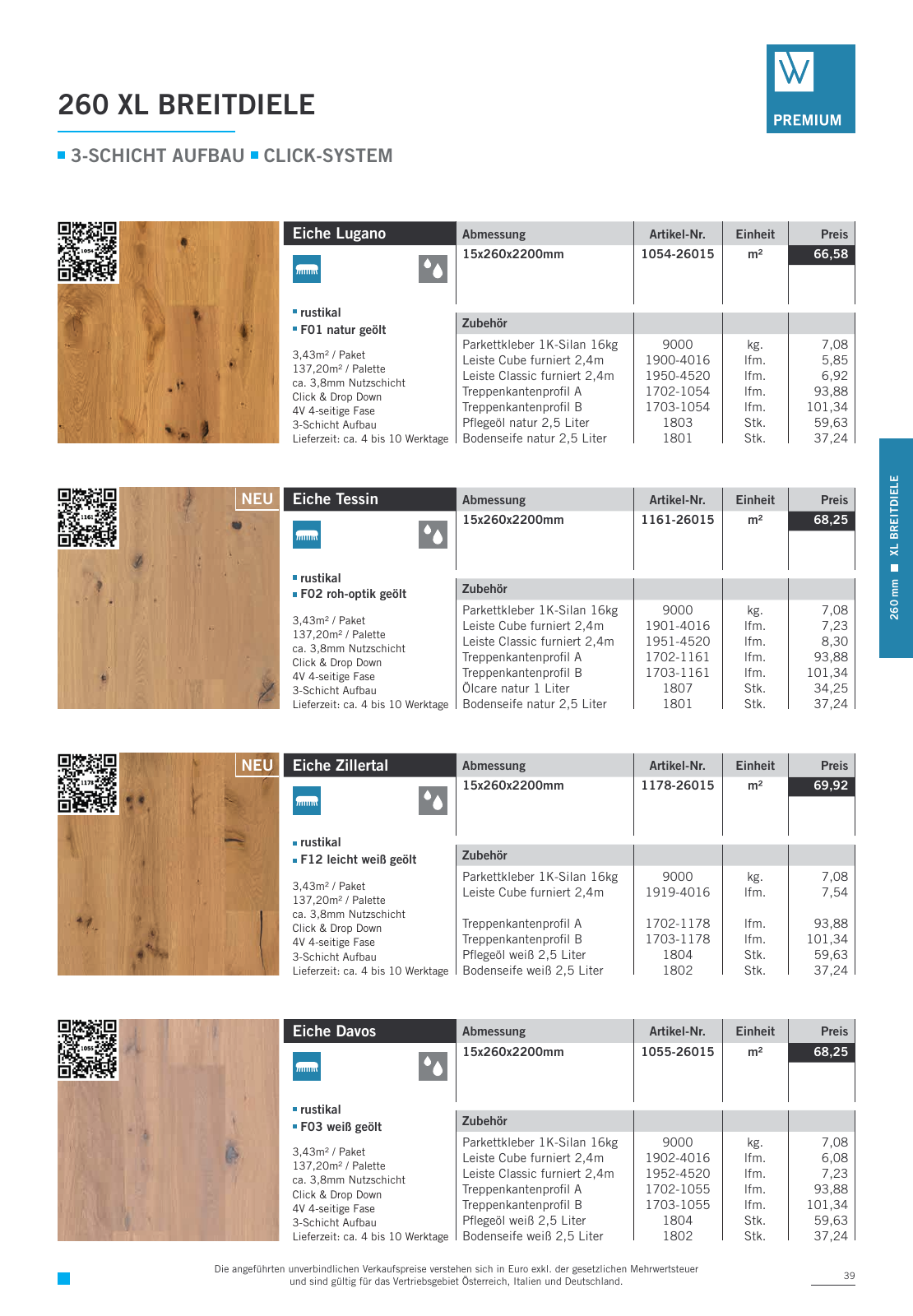 Vorschau Woodbase Preisliste 04/2023 Seite 39