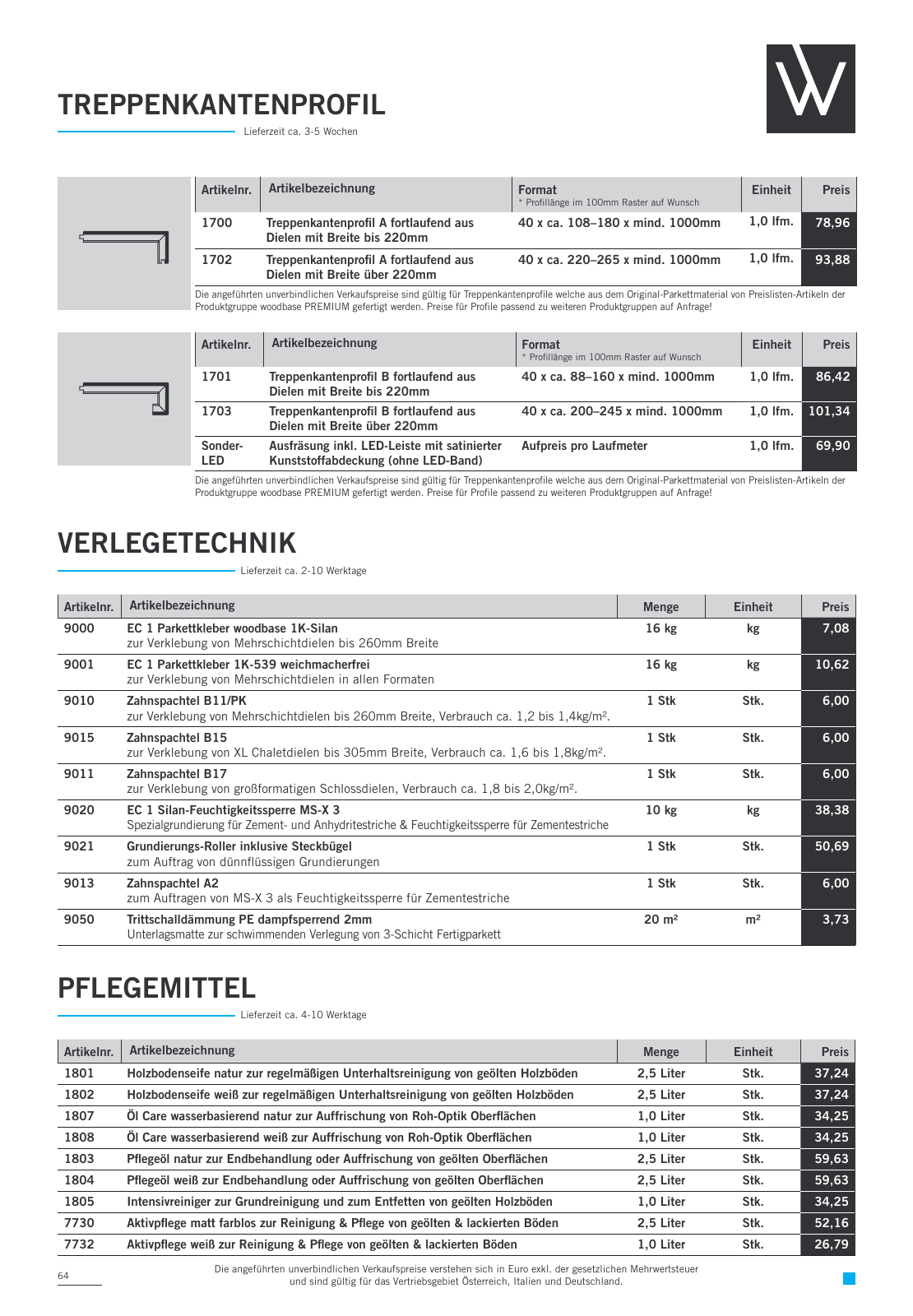 Vorschau Woodbase Preisliste 04/2023 Seite 64