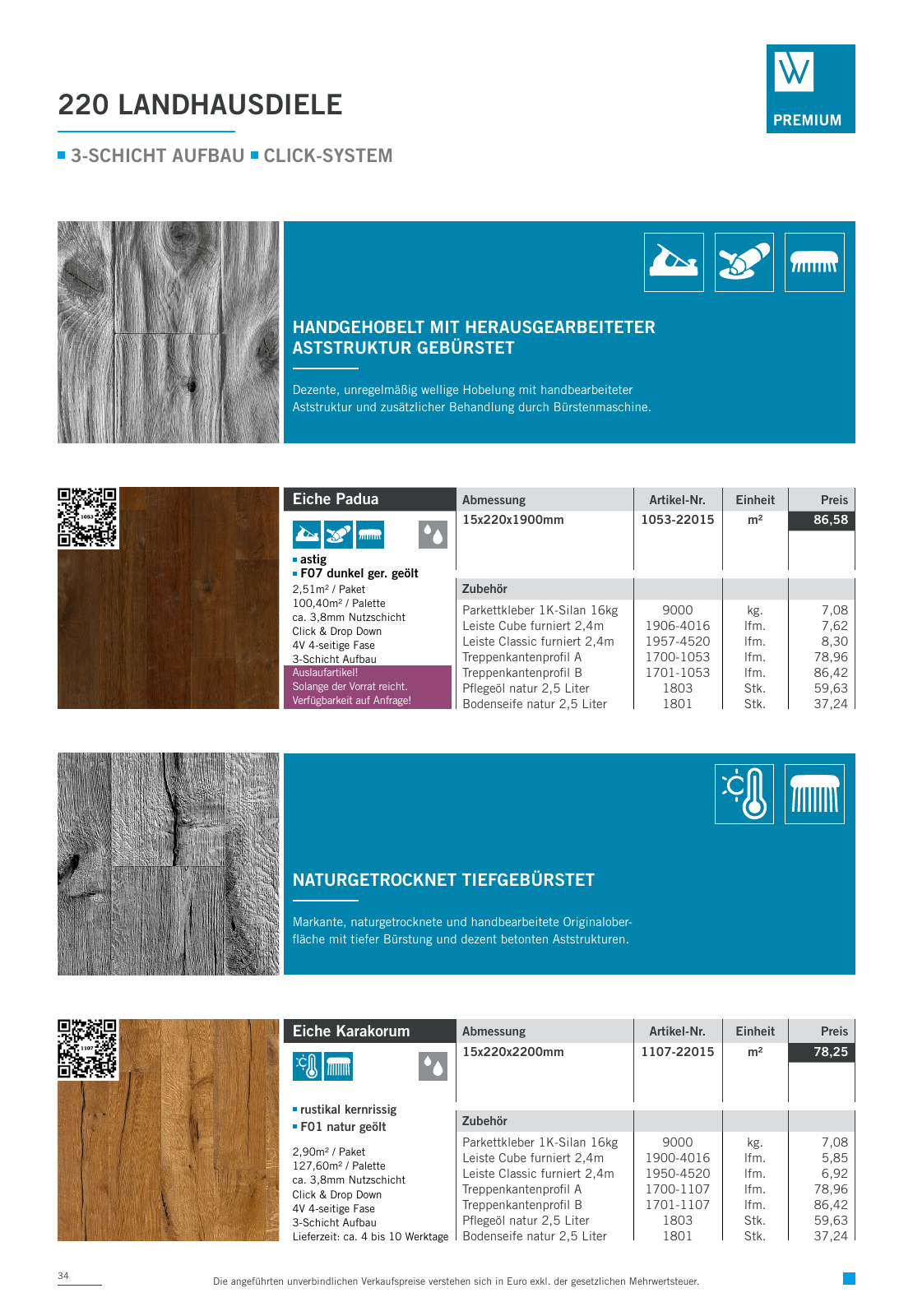 Vorschau Woodbase Preisliste 10/2023 Seite 34
