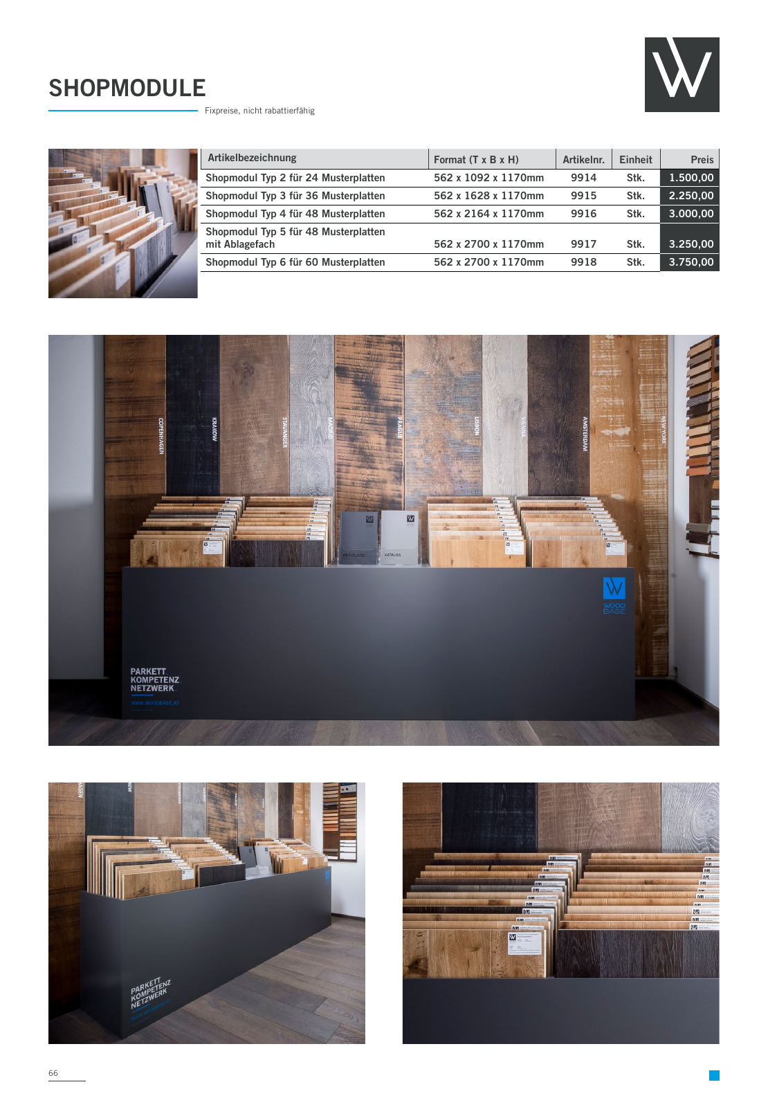 Vorschau Woodbase Preisliste 10/2023 Seite 66