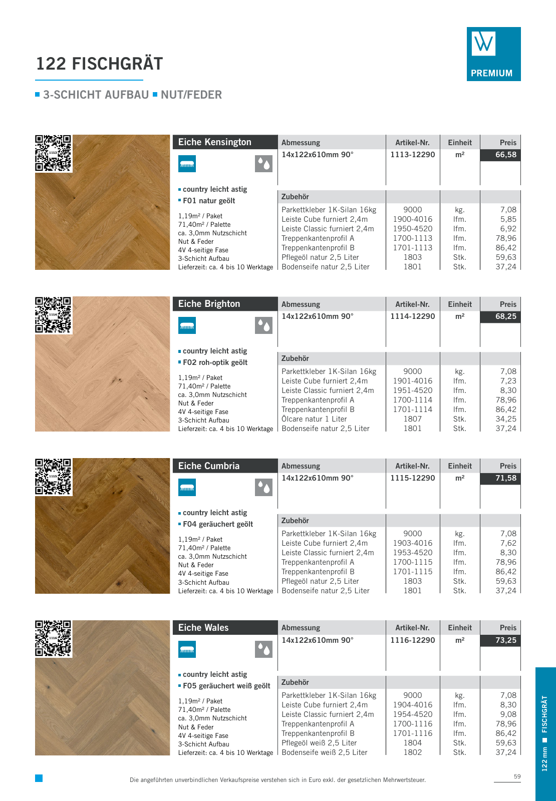 Vorschau Woodbase Preisliste 10/2023 Seite 59
